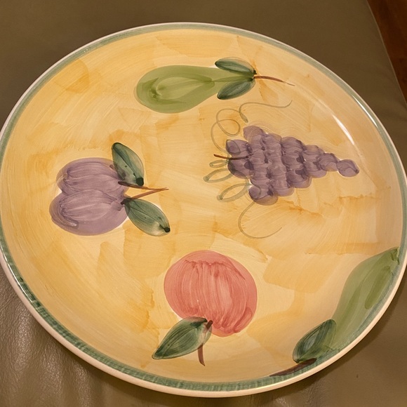 Frutta by CALECA, an Italian company. This is a chop plate of 11.25 inches round - Picture 8 of 16
